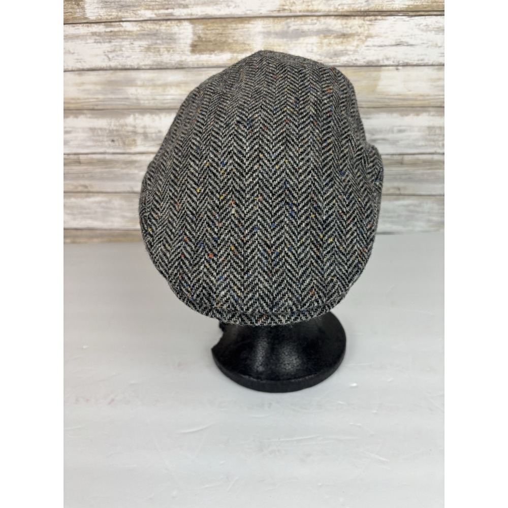 AN76 Mucros Weavers Workshop Wool Tweed Newsboy Cap Trinity Medium